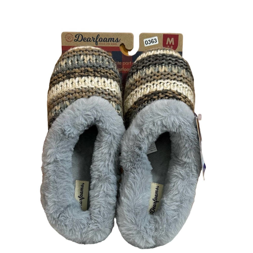 NWT, Dearfoams Women’s Shoe Sz 7/8 No Sweat Comfort Slippers